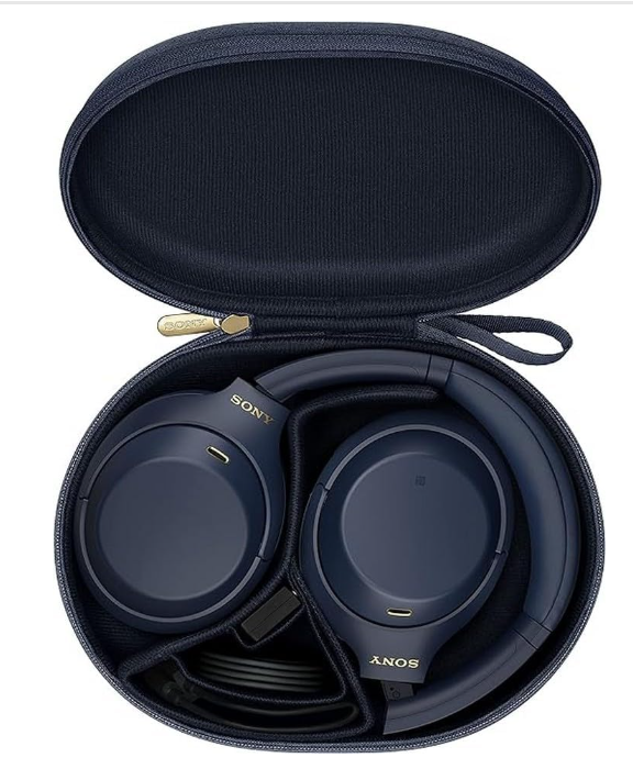 Casque sans fil à réduction de bruit Sony WH-1000XM4 bleu